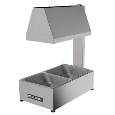 Imagem de Conservador de Frituras 2 Cubas MCF 02 CP - Metalcubas