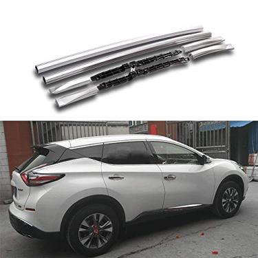 Imagem de UDP 2 peças de trilho de teto de alumínio trilho lateral adequado para Nissan Murano 2015-2020