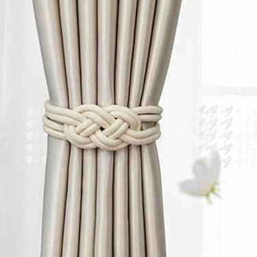 Imagem de 2 Pçs/conjunto Cortina Magnética Fivela Fivela Retenções Clipe Ímã Para Cortina Rod Tie Backs Cintos Pendurados Corda Acessórios Acessórios Cortina Decoração do Quarto, O,47cm