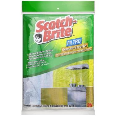 Imagem de Filtro para Coifa Exaustor SCOTCH-BRITE 3M 80CM X 60CM