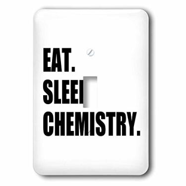Imagem de 3dRose lsp_180388_1 Eat Sleep Chemistry Passionate About Science Chemist Student Teacher Light Switch Cover