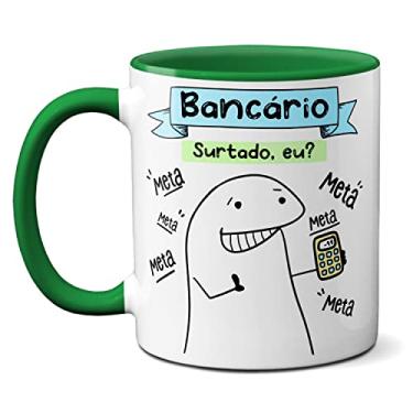 Imagem de Caneca Bancário Cadê Meu Saldo? Esse Banco Tá Me Roubando (Verde)