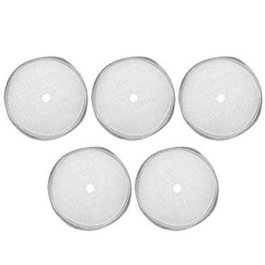 Imagem de 5 peças de aço inoxidável 304 filtro de substituição para cafeteira francesa de 350 ml/4 xícaras prensa francesa,Tela universal de filtro de prensa francesa, filtros de partículas de chá e grãos de café, Univ