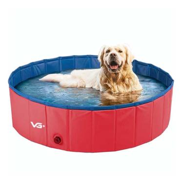 Imagem de Piscina para Pets Animais de Estimação 120 cm x 30 cm Vermelha VG+