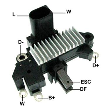 Imagem de Regulador Voltagem Parati G3 Gol G3 Santana 35382000 35382110 35215163 K01427 K01206 Alternador Prestolite 35214500C 35214505B 35214535B 35214545B 35214525B 35214530C 35214540C 35214555B 35214565B 35214575B Campo Positivo