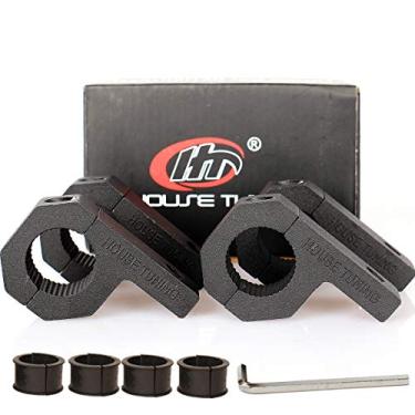Imagem de House Tuning Braçadeiras de barra bull de 2,2 cm, suporte de montagem de barra de luz LED, kit de montagem de braçadeira horizontal de luz off-road de LED para montagem em tubo de 2,2 cm (pacote com 4) (kit de montagem com braçadeira de 2,2 cm)