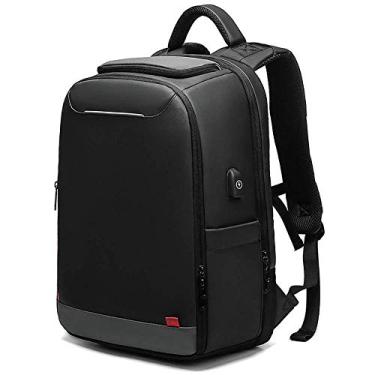 Imagem de Mochila de viagem durável com porta de carregamento USB, bolsa executiva, mochila escolar resistente à água, 15,99