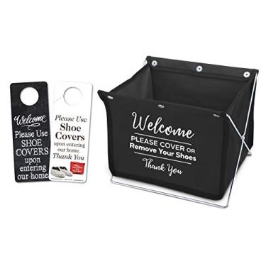 Imagem de Suporte de capa de sapato dobrável, 506-508, Preto