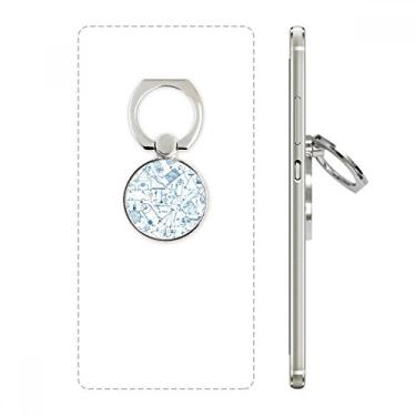 Imagem de Suporte de anel de telefone com gráfico de mecânico eletromagnético físico azul