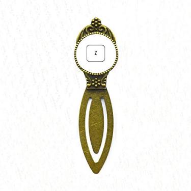 Imagem de Marcador de página retrô com símbolo Z Art Deco, para presente, moderno, marcador de página