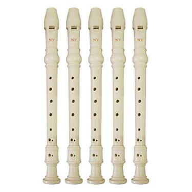 Imagem de Kit 5 Flautas Doce Germânica FL-20G New York
