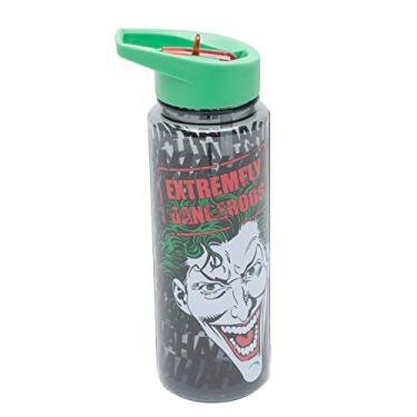 Imagem de Garrafa Plástico Squeeze Wb Joker Dangerous Preto 7,3X7,3X22,5 Cm 600Ml