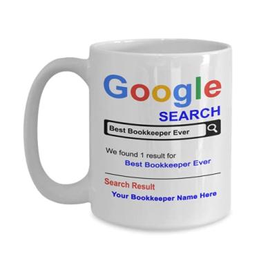 Imagem de Caneca de livro personalizada – Presentes de contador de livros – Caneca personalizada de livro, ideia de presente de aniversário e Natal – Caneca de café de 425 g