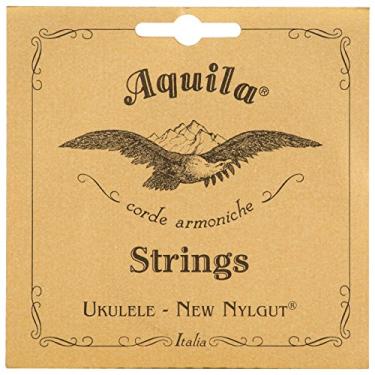 Imagem de Aquila Novas cordas de ukulele tenor AQ-10 da Nylgut - High G - 1 conjunto de 4
