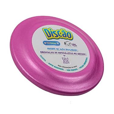 Imagem de Pet Games Brinquedo Disco Voador Frisbee Durável E Macio De Atividades Ao Ar Livre E Treinamento Para Cães- Discão Pink