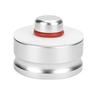 Imagem de Base de proteção de chassi de ponto de suporte de precisão para carros Tesla S ou X para evitar esmagamento do chassi, ferramenta de almofada de macaco de alumínio (prata)