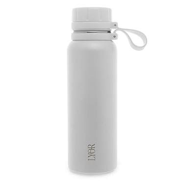 Imagem de LYOR - Garrafa Térmica de Aço Inox Explorer Branca 650ml