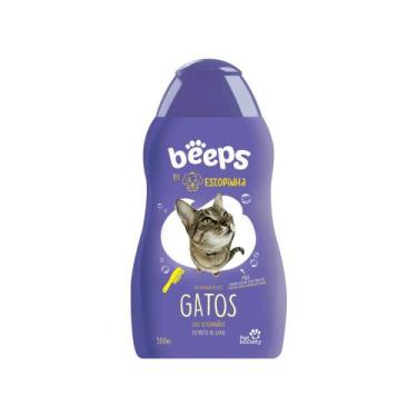 Imagem de Shampoo Beeps Pet Society Estopinha Amora Para Gatos 500ml
