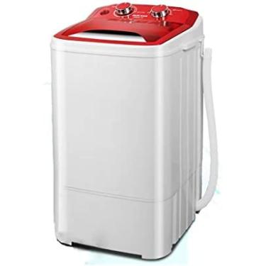 Imagem de Máquina de lavar pequena 3kg de proteção ambiental PP luz roxa máquina de lavar antibacteriana de tambor, máquina de lavar de pequena capacidade de 3,0kg, dreno removível semiautomático de 2