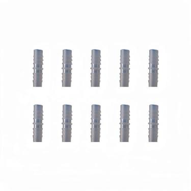 Imagem de Boxonly Acessórios para mangueira de plástico, encaixe de mangueira de pagode, conector farpado de 10,1 mm, adaptador de emenda de junta reta para gás combustível ar líquido 10 peças