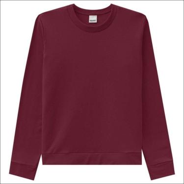 Imagem de Moletom Malwee Manga Longa Flanelado-Feminino