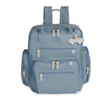Imagem de Mochila de Maternidade MasterBag Urban Carrinhos Azul