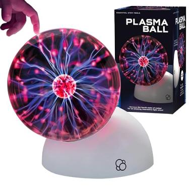 Imagem de Thames & Kosmos The Plasma Ball Essential STEM Tool | Classic Scientific Device, Fresh 5-inch Glass Sphere, Interactive Electric Light Show | Explore Electricity, Matter, Energy