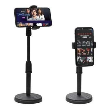 Imagem de Suporte Mesa Para Celular Tripe Smartphone Videoconferência - Centrão