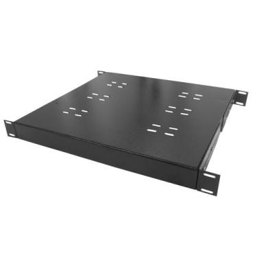 Imagem de Bandeja Fixa Ventilada 1U x 400 mm 4 PT - Preto - Pier Telecom
