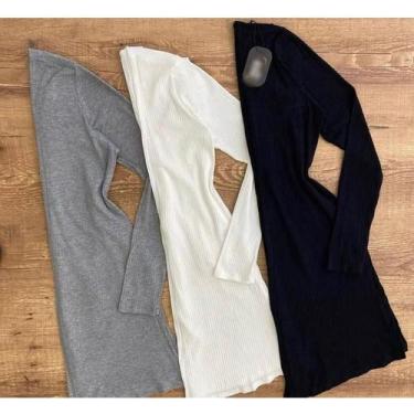 Imagem de Cardigan canelado com fendas laterais - La lunna, Branco, G 42-44 