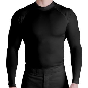 Imagem de Rash Guard Lisa Preta - Atlética Esportes, GG1