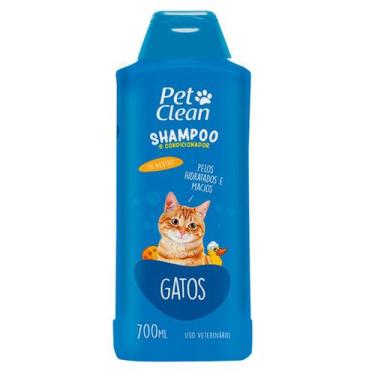 Imagem de Shampoo Condicionador PetClean Ph Neutro 700ml Cachorro Gato - Pet Cle