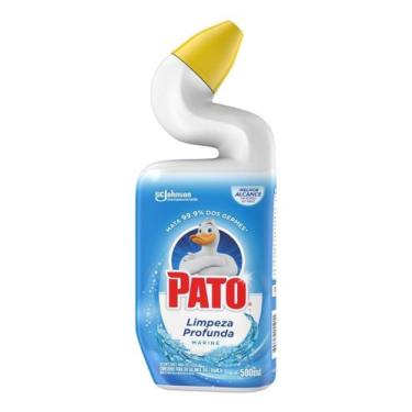 Imagem de Limpador Pato Sanitário Limpeza Profunda Gel Marine 500ml, Limpador Sa