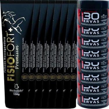 Imagem de Revenda 8 Gel 30 Ervas Power 300G 8 Pomada Fisiofort Premium - Bio Ins