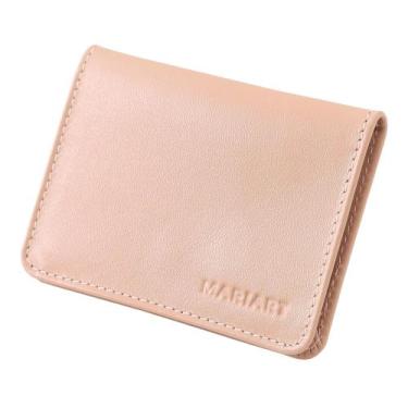 Imagem de Carteira Feminina Couro Legítimo Cnh Cartão Mariart 154F, Nude, Cnh, C