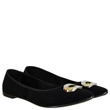 Imagem de Sapatilha Feminina Moleca Strass Confortável Lançamento Da Moda, 37