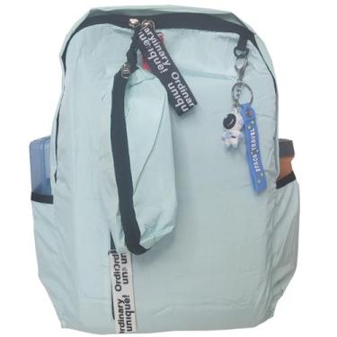 Imagem de Mochila Escolar Feminina Kit Estojo e Chaveiro Verde ZC8006 - ELLO