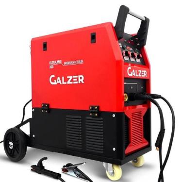 Imagem de Máquina Inversora de Solda ULTRAMIG300 MMA/TIG/MIG 300A 220V - GALZER