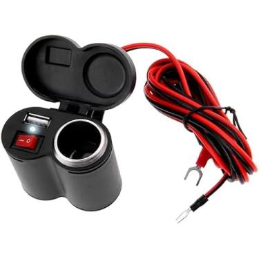Imagem de Carregador Para Moto Celular GPS Tomada USB 2.0 Adaptador Acendedor Guidão De Motocicleta Bicicleta Elétrica Automático Entregadores Prova De Água PREMIUM