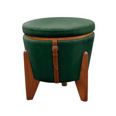 Imagem de Conjunto 2 Puffs Baú Fênix Mesa Castellar Móbile - Kit, Verde