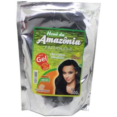 Imagem de Henê Da Amazônia Em Gel Preto Médio 500g - Divina Dama