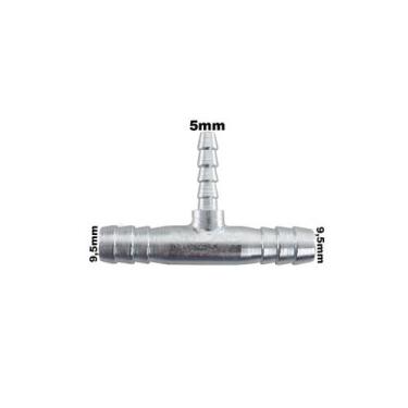 Imagem de Conexão Tee Aluminio Redução Adaptação (5/16x5/16 x1/4) - PARAISO DAS 