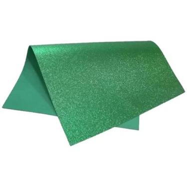 Imagem de EVA Glitter 40x60cm C/5FLS Verde Make+