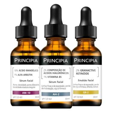 Imagem de Principia Kit 3 Séruns Mandélico + Hialurônicos + Retinóide