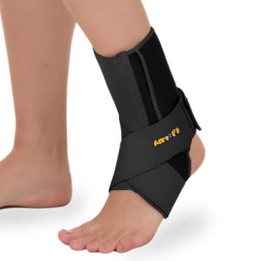 Imagem de Estabilizador De Tornozelo Em Tecido Bilateral Preto - Artipé, G
