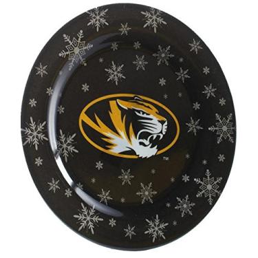 Imagem de Prato de plástico Missouri Snowflake - pacote com 4