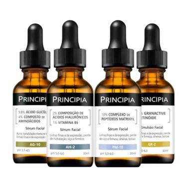 Imagem de Principia Kit 4 Séruns Glicólico + Hialurônicos + Peptídeos + Retinóide
