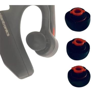 Imagem de ALXCD Fones de ouvido de espuma viscoelástica compatíveis com Plantronics Voyager 5200 Legend, tamanhos P/M/G, isolamento de ruído, pontas de espuma viscoelástica macias compatíveis com PLT Voyager