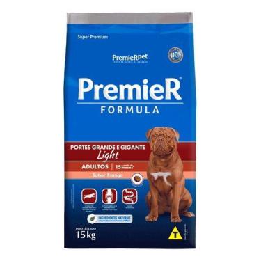 Imagem de Ração Premier Cães Adultos Grandes Formula Light Frango 15kg - Premier