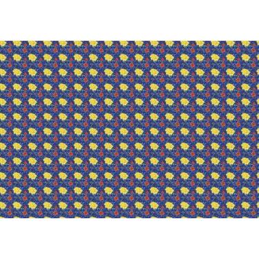 Imagem de Tecido Oxford Estampado Festa Junina Chita Azul - 1,40m - Core Decore